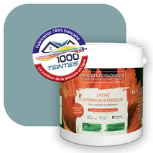 Charger l&#39;image dans la galerie, Peinture écologique Natura Tassili® Les Bleus (L&#39;Atelier by Edicolor 166C/166-C/166C1) Intérieur/Extérieur SATIN
