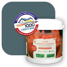 Charger l&#39;image dans la galerie, Peinture écologique Natura Tassili® Les Bleus (L&#39;Atelier by Edicolor 166E/166-E/166E1) Intérieur/Extérieur SATIN
