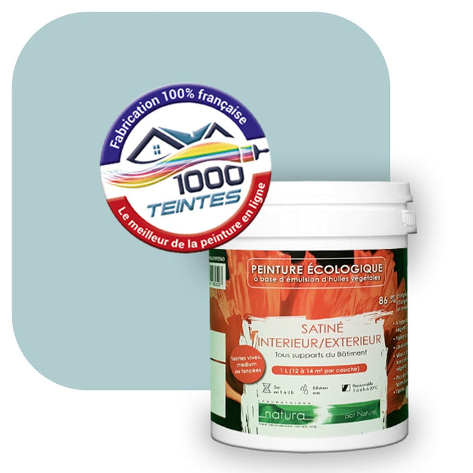 Peinture écologique Natura Tassili® Les Bleus (L'Atelier by Edicolor 167A/167-A/167A1) Intérieur/Extérieur SATIN