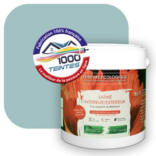 Charger l&#39;image dans la galerie, Peinture écologique Natura Tassili® Les Bleus (L&#39;Atelier by Edicolor 167B/167-B/167B1) Intérieur/Extérieur SATIN

