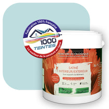 Charger l&#39;image dans la galerie, Peinture écologique Natura Tassili® Les Bleus (L&#39;Atelier by Edicolor 168A/168-A/168A1) Intérieur/Extérieur SATIN

