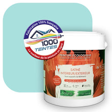 Charger l&#39;image dans la galerie, Peinture écologique Natura Tassili® Les Bleus (L&#39;Atelier by Edicolor 169A/169-A/169A1) Intérieur/Extérieur SATIN
