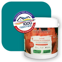 Charger l&#39;image dans la galerie, Peinture écologique Natura Tassili® Les Bleus (L&#39;Atelier by Edicolor 171D/171-D/171D1) Intérieur/Extérieur SATIN

