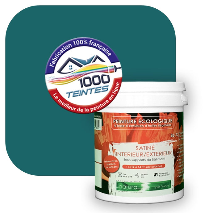 Peinture écologique Natura Tassili® Les Bleus (L'Atelier by Edicolor 171E/171-E/171E1) Intérieur/Extérieur SATIN