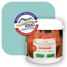 Charger l&#39;image dans la galerie, Peinture écologique Natura Tassili® Les Bleus (L&#39;Atelier by Edicolor 172B/172-B/172B1) Intérieur/Extérieur SATIN
