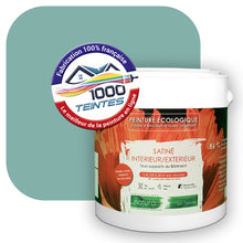 Charger l&#39;image dans la galerie, Peinture écologique Natura Tassili® Les Verts (L&#39;Atelier by Edicolor 173D/173-D/173D1) Intérieur/Extérieur SATIN
