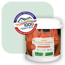 Charger l&#39;image dans la galerie, Peinture écologique Natura Tassili® Les Verts (L&#39;Atelier by Edicolor 178A/178-A/178A1) Intérieur/Extérieur SATIN
