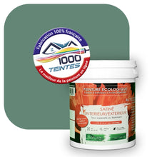 Charger l&#39;image dans la galerie, Peinture écologique Natura Tassili® Les Verts (L&#39;Atelier by Edicolor 178D/178-D/178D1) Intérieur/Extérieur SATIN
