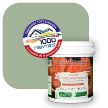 Charger l&#39;image dans la galerie, Peinture écologique Natura Tassili® Les Verts (L&#39;Atelier by Edicolor 180B/180-B/180B1) Intérieur/Extérieur SATIN
