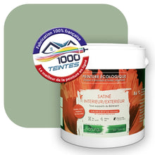 Charger l&#39;image dans la galerie, Peinture écologique Natura Tassili® Les Verts (L&#39;Atelier by Edicolor 180B/180-B/180B1) Intérieur/Extérieur SATIN

