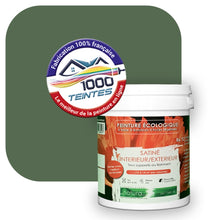 Charger l&#39;image dans la galerie, Peinture écologique Natura Tassili® Les Verts (L&#39;Atelier by Edicolor 180E/180-E/180E1) Intérieur/Extérieur SATIN
