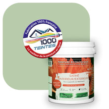 Charger l&#39;image dans la galerie, Peinture écologique Natura Tassili® Les Verts (L&#39;Atelier by Edicolor 181B/181-B/181B1) Intérieur/Extérieur SATIN

