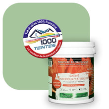 Charger l&#39;image dans la galerie, Peinture écologique Natura Tassili® Les Verts (L&#39;Atelier by Edicolor 182A/182-A/182A1) Intérieur/Extérieur SATIN
