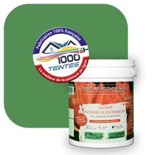 Charger l&#39;image dans la galerie, Peinture écologique Natura Tassili® Les Verts (L&#39;Atelier by Edicolor 183B/183-B/183B1) Intérieur/Extérieur SATIN
