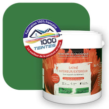 Charger l&#39;image dans la galerie, Peinture écologique Natura Tassili® Les Verts (L&#39;Atelier by Edicolor 183C/183-C/183C1) Intérieur/Extérieur SATIN

