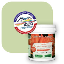 Charger l&#39;image dans la galerie, Peinture écologique Natura Tassili® Les Verts (L&#39;Atelier by Edicolor 186B/186-B/186B1) Intérieur/Extérieur SATIN
