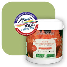 Charger l&#39;image dans la galerie, Peinture écologique Natura Tassili® Les Verts (L&#39;Atelier by Edicolor 186C/186-C/186C1) Intérieur/Extérieur SATIN
