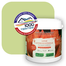 Charger l&#39;image dans la galerie, Peinture écologique Natura Tassili® Les Verts (L&#39;Atelier by Edicolor 187B/187-B/187B1) Intérieur/Extérieur SATIN
