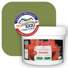 Charger l&#39;image dans la galerie, Peinture écologique Natura Tassili® Les Verts (L&#39;Atelier by Edicolor 187E/187-E/187E1) Intérieur/Extérieur SATIN
