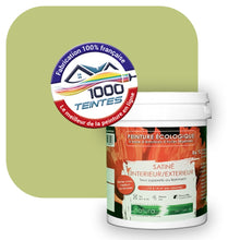 Charger l&#39;image dans la galerie, Peinture écologique Natura Tassili® Les Verts (L&#39;Atelier by Edicolor 188C/188-C/188C1) Intérieur/Extérieur SATIN
