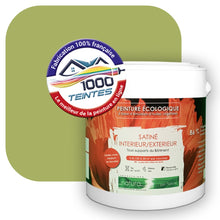 Charger l&#39;image dans la galerie, Peinture écologique Natura Tassili® Les Verts (L&#39;Atelier by Edicolor 188D/188-D/188D1) Intérieur/Extérieur SATIN
