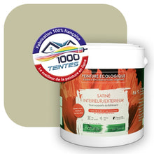 Charger l&#39;image dans la galerie, Peinture écologique Natura Tassili® Les Verts (L&#39;Atelier by Edicolor 191C/191-C/191C1) Intérieur/Extérieur SATIN
