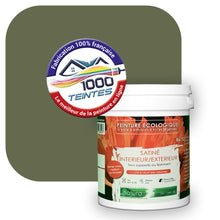 Charger l&#39;image dans la galerie, Peinture écologique Natura Tassili® Les Verts (L&#39;Atelier by Edicolor 193E/193-E/193E1) Intérieur/Extérieur SATIN
