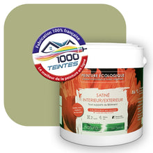 Charger l&#39;image dans la galerie, Peinture écologique Natura Tassili® Les Verts (L&#39;Atelier by Edicolor 194C/194-C/194C1) Intérieur/Extérieur SATIN
