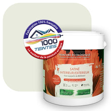 Charger l&#39;image dans la galerie, Peinture écologique Natura Tassili® Les Verts (L&#39;Atelier by Edicolor 195A/195-A/195A1) Intérieur/Extérieur SATIN

