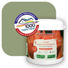 Charger l&#39;image dans la galerie, Peinture écologique Natura Tassili® Les Verts (L&#39;Atelier by Edicolor 195D/195-D/195D1) Intérieur/Extérieur SATIN
