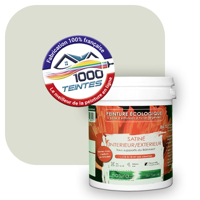 Peinture écologique Natura Tassili® Les Verts (L'Atelier by Edicolor 196A/196-A/196A1) Intérieur/Extérieur SATIN
