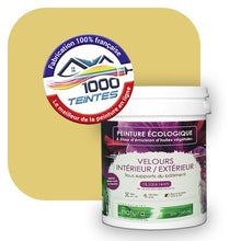 Charger l&#39;image dans la galerie, Peinture écologique Natura Tassili® Les Jaunes (L&#39;Atelier by Edicolor 076C/076-C/076C1) Intérieur/Extérieur VELOURS
