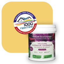 Charger l&#39;image dans la galerie, Peinture écologique Natura Tassili® Les Jaunes (L&#39;Atelier by Edicolor 079C/079-C/079C1) Intérieur/Extérieur VELOURS
