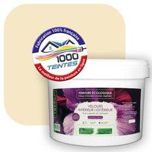 Charger l&#39;image dans la galerie, Peinture écologique Natura Tassili® Les Jaunes (L&#39;Atelier by Edicolor 081A/081-A/081A1) Intérieur/Extérieur VELOURS
