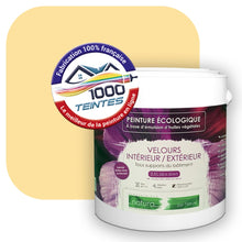 Charger l&#39;image dans la galerie, Peinture écologique Natura Tassili® Les Jaunes (L&#39;Atelier by Edicolor 081C/081-C/081C1) Intérieur/Extérieur VELOURS
