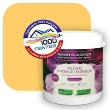 Charger l&#39;image dans la galerie, Peinture écologique Natura Tassili® Les Jaunes (L&#39;Atelier by Edicolor 082C/082-C/082C1) Intérieur/Extérieur VELOURS
