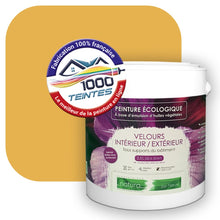 Charger l&#39;image dans la galerie, Peinture écologique Natura Tassili® Les Jaunes (L&#39;Atelier by Edicolor 082E/082-E/082E1) Intérieur/Extérieur VELOURS
