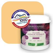 Charger l&#39;image dans la galerie, Peinture écologique Natura Tassili® Les Jaunes (L&#39;Atelier by Edicolor 084D/084-D/084D1) Intérieur/Extérieur VELOURS
