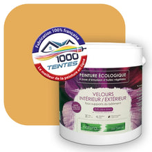 Charger l&#39;image dans la galerie, Peinture écologique Natura Tassili® Les Jaunes (L&#39;Atelier by Edicolor 084E/084-E/084E1) Intérieur/Extérieur VELOURS
