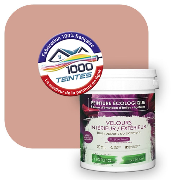 Peinture écologique Natura Tassili® Les Rouges (L'Atelier by Edicolor 098D/098-D/098D1) Intérieur/Extérieur VELOURS
