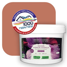 Charger l&#39;image dans la galerie, Peinture écologique Natura Tassili® Les Rouges (L&#39;Atelier by Edicolor 102A/102-A/102A1) Intérieur/Extérieur VELOURS
