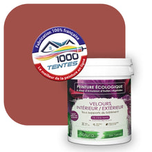 Charger l&#39;image dans la galerie, Peinture écologique Natura Tassili® Les Rouges (L&#39;Atelier by Edicolor 104E/104-E/104E1) Intérieur/Extérieur VELOURS
