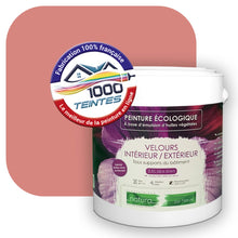 Charger l&#39;image dans la galerie, Peinture écologique Natura Tassili® Les Rouges (L&#39;Atelier by Edicolor 105C/105-C/105C1) Intérieur/Extérieur VELOURS
