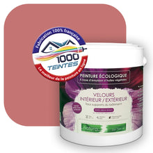 Charger l&#39;image dans la galerie, Peinture écologique Natura Tassili® Les Rouges (L&#39;Atelier by Edicolor 105D/105-D/105D1) Intérieur/Extérieur VELOURS
