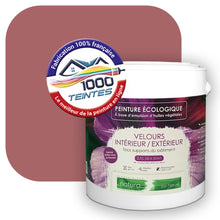 Charger l&#39;image dans la galerie, Peinture écologique Natura Tassili® Les Rouges (L&#39;Atelier by Edicolor 105E/105-E/105E1) Intérieur/Extérieur VELOURS
