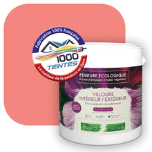 Charger l&#39;image dans la galerie, Peinture écologique Natura Tassili® Les Rouges (L&#39;Atelier by Edicolor 106A/106-A/106A1) Intérieur/Extérieur VELOURS
