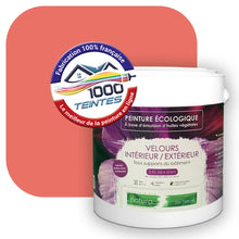 Charger l&#39;image dans la galerie, Peinture écologique Natura Tassili® Les Rouges (L&#39;Atelier by Edicolor 106B/106-B/106B1) Intérieur/Extérieur VELOURS
