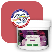 Charger l&#39;image dans la galerie, Peinture écologique Natura Tassili® Les Rouges (L&#39;Atelier by Edicolor 110A/110-A/110A1) Intérieur/Extérieur VELOURS
