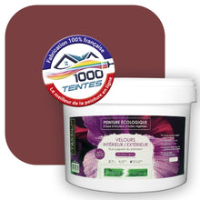 Charger l&#39;image dans la galerie, Peinture écologique Natura Tassili® Les Rouges (L&#39;Atelier by Edicolor 110E/110-E/110E1) Intérieur/Extérieur VELOURS
