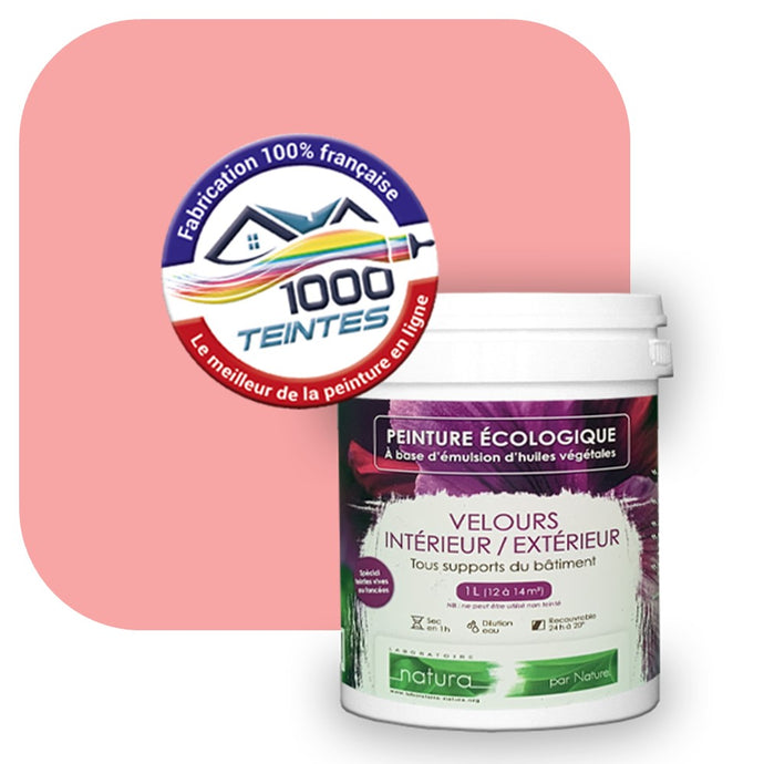 Peinture écologique Natura Tassili® Les Rouges (L'Atelier by Edicolor 111C/111-C/111C1) Intérieur/Extérieur VELOURS